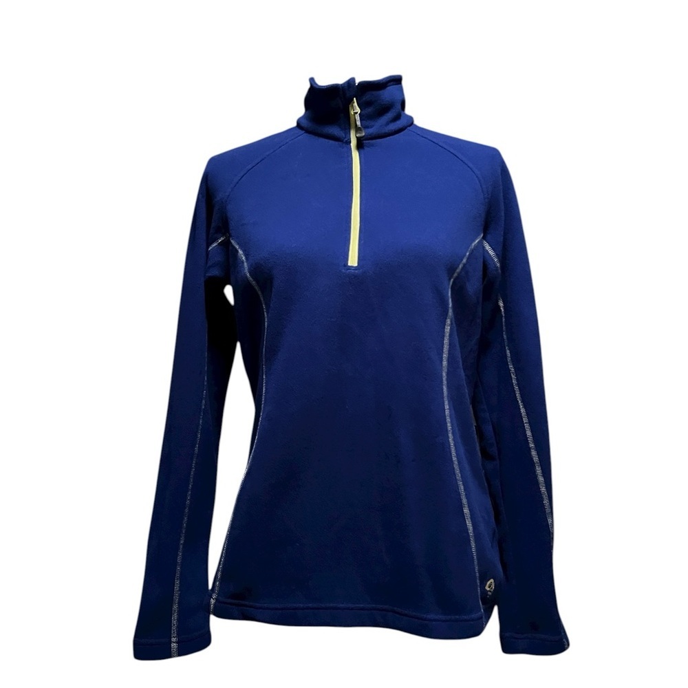 Mountain Hardwear Women’s Royal Blue Pullover 1/4 Zip Fleece Size Medium